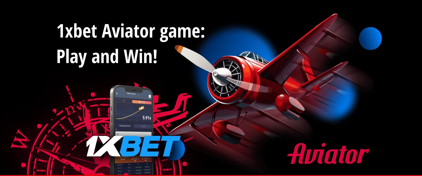 Aviator 1xBet banner